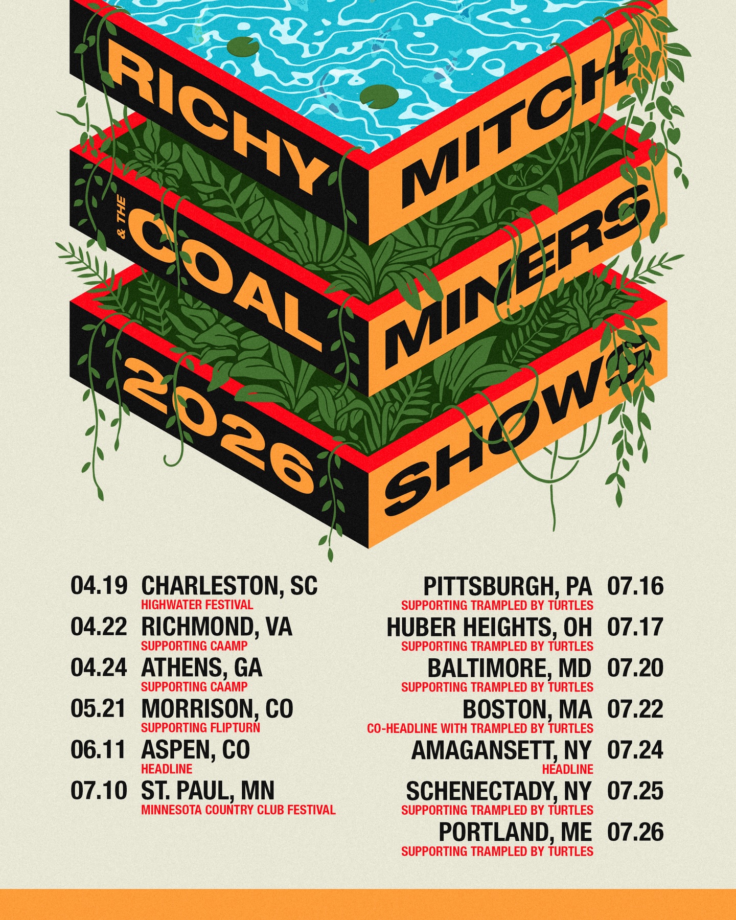 Richy Mitch The Coal Miners Tour Poster 2026